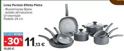 Carrefour Linea Pentole Effetto Pietra offerta