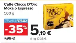 Carrefour Caffè Chicco D’Oro Moka o Espresso offerta