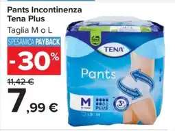 Carrefour Pants Incontinenza Tena Plus offerta