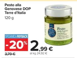 Carrefour Pesto alla Genovese DOP Terre d’Italia offerta