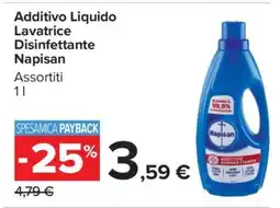 Carrefour Additivo Liquido Lavatrice Disinfettante Napisan offerta