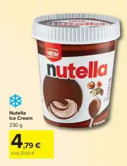 Carrefour Nutella Ice Cream offerta