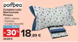 Carrefour Completo Letto Matrimoniale Pompea offerta