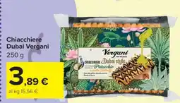 Carrefour Chiacchiere Dubai Vergani offerta