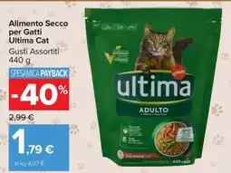Carrefour Alimento Secco per Gatti Ultima Cat offerta