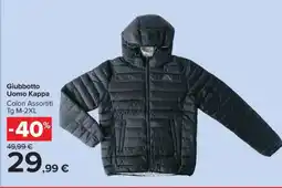 Carrefour Giubbotto Uomo Kappa offerta