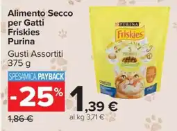 Carrefour Alimento Secco per Gatti Friskies Purina offerta