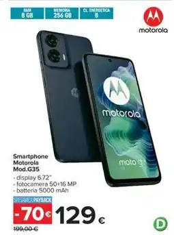 Carrefour Smartphone Motorola Mod.G35 offerta