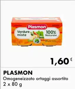 Iper Tosano PLASMON Omogeneizzato ortaggi offerta