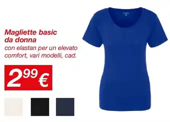 Magliette basic da donna