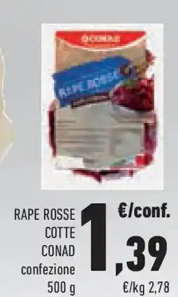 Conad Superstore Rape rosse cotte CONAD offerta
