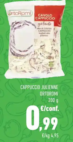 Conad Superstore Cappuccio julienne ORTOROMI offerta