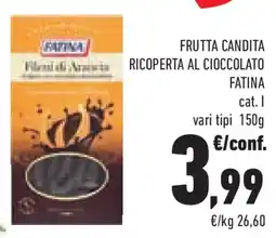 Conad Superstore Frutta candita ricoperta al cioccolato FATINA offerta