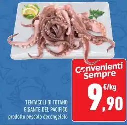 Conad Superstore Tentacoli di totano GIGANTE DEL PACIFICO offerta