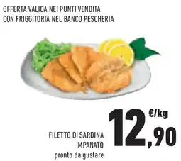 Conad Superstore Filetto di sardina impanato offerta