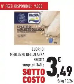 Conad Cuori di merluzzo dell'alaska FROSTA offerta