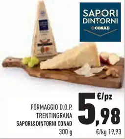Conad Superstore Formaggio d.o.p. trentingrana SAPORI&DINTORNI CONAD offerta