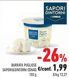 Conad Superstore Burrata pugliese SAPORI&DINTORNI CONAD offerta