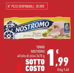 Conad Tonno nostromo all'olio di oliva offerta