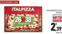 Conad Pizza margherita 26x38 ITALPIZZA offerta
