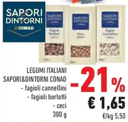 Conad Superstore Legumi italiani SAPORI&DINTORNI CONAD offerta