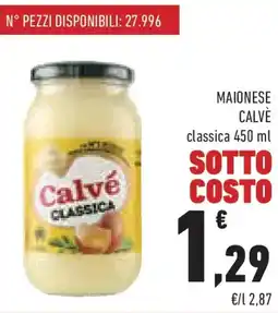 Conad Maionese calvè classica offerta