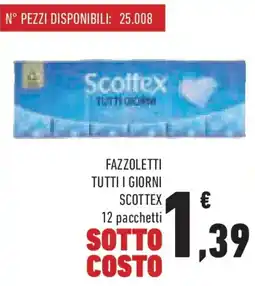 Conad Fazzoletti tutti i giorni SCOTTEX offerta