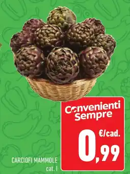 Conad Carciofi mammole offerta