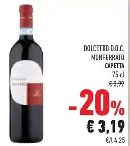 Conad Superstore Dolcetto d.o.c. MONFERRATO CAPETTA offerta