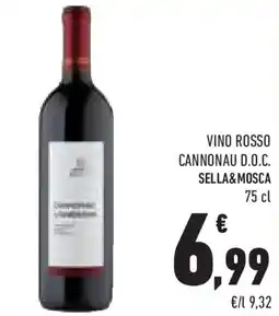Conad Superstore Vino rosso cannonau d.o.c. SELLA&MOSCA offerta