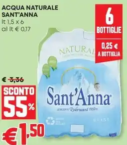 Panorama Acqua naturale SANT'ANNA offerta