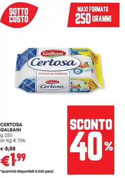 Panorama Certosa GALBANI offerta