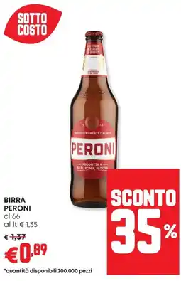 Panorama Birra PERONI offerta