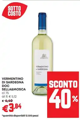 Panorama Vermentino di sardegna doc SELLA&MOSCA offerta