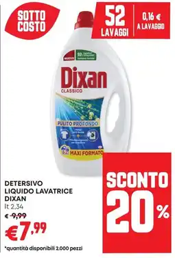 Panorama Detersivo liquido lavatrice DIXAN offerta