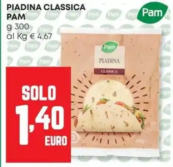 Panorama Piadina classica PAM offerta