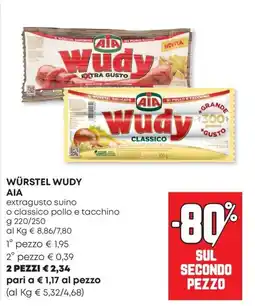 Panorama Würstel wudy AIA offerta