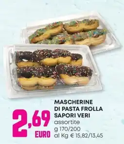 Panorama Mascherine di pasta frolla sapori veri offerta
