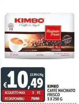 Deco Supermercati Kimbo caffè macinato fresco offerta
