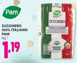 Panorama Zucchero 100% italiano PAM offerta