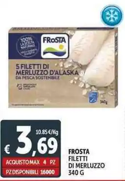 Deco Supermercati Frosta filetti di merluzzo offerta