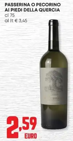 Panorama Passerina o pecorino ai piedi della quercia offerta