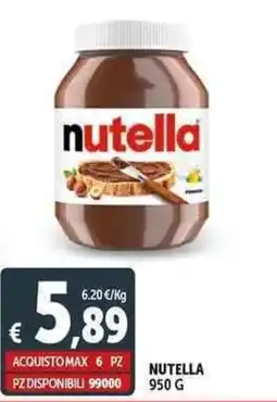 Deco Supermercati Nutella offerta