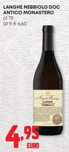 Panorama Langhe nebbiolo doc antico MONASTERO offerta