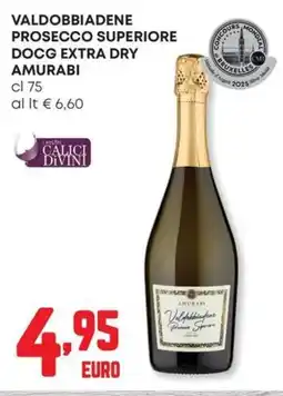 Panorama Valdobbiadene prosecco superiore docg extra dry AMURABI offerta