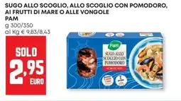 Panorama Sugo allo scoglio, allo scoglio con pomodoro, ai frutti di mare o alle vongole PAM offerta