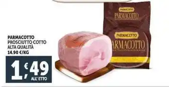 Deco Supermercati Parmacotto prosciutto cotto alta qualità offerta