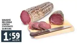 Deco Supermercati Golosità del casale lonzino stagionato offerta