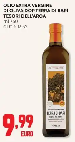 Panorama Olio extra vergine di oliva dop terra di bari TESORI DELL'ARCA offerta