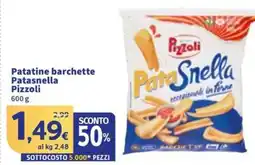 Sigma Patatine barchette Patasnella Pizzoli offerta